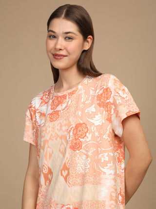 SoftCloud<sup>TM</sup> Ornate Floral Nightdress