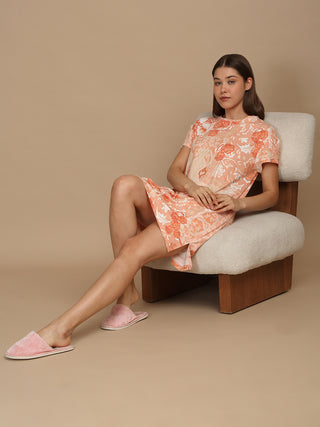 SoftCloud<sup>TM</sup> Ornate Floral Nightdress