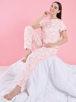 SoftCloud™ Playful Bunny Pyjama Set - Peach