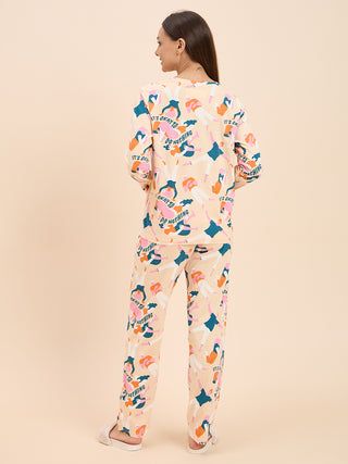 Peach Bliss Pyjama Set