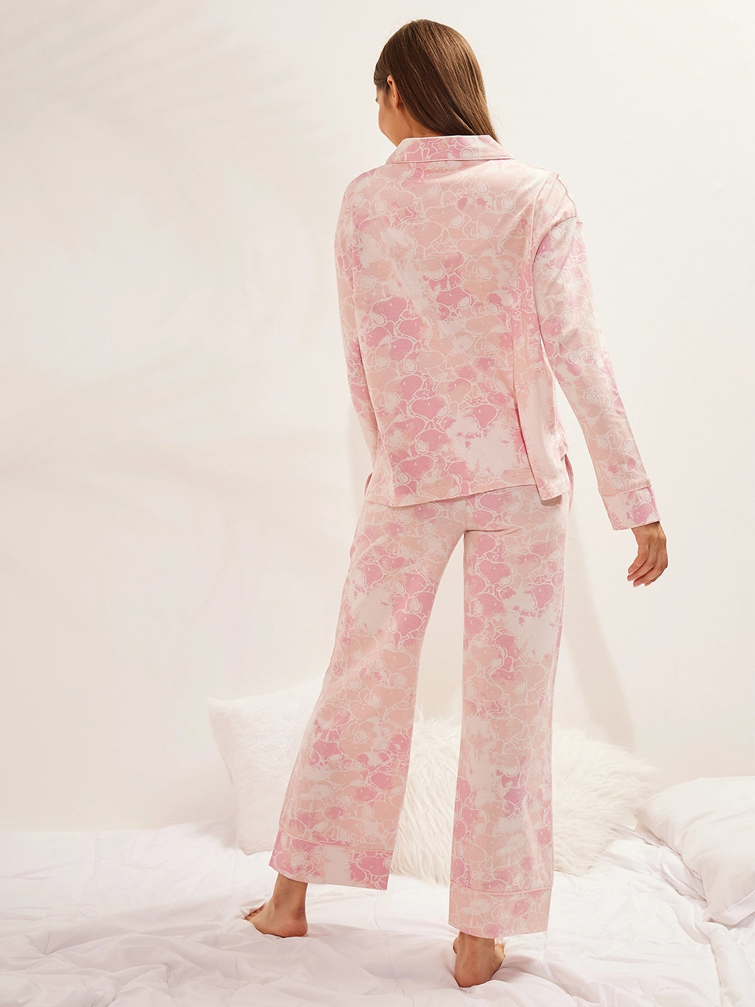 Pink velvet on sale pyjamas