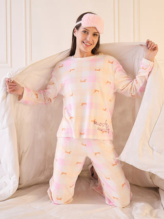 Soft Check Pyjama Set