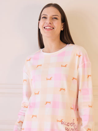 Soft Check Pyjama Set
