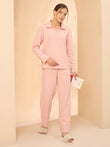 Blush Piped Pyjama Set - Pink