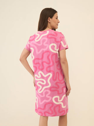 Dreamy Swirls Short Dress