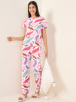 TruCotton™ Painterly Waves Pyjama Set - Pink