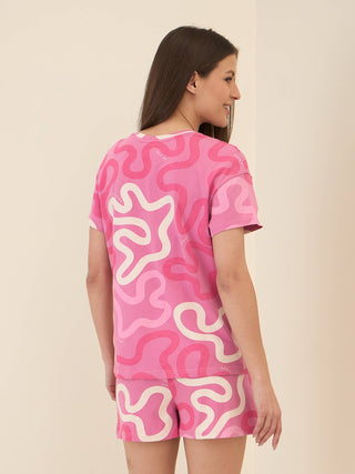 Dreamy Swirls Shorts Set