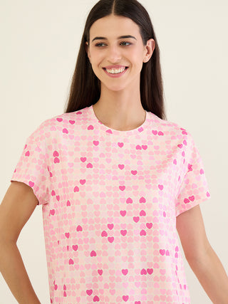 Heartscape Shorts Set