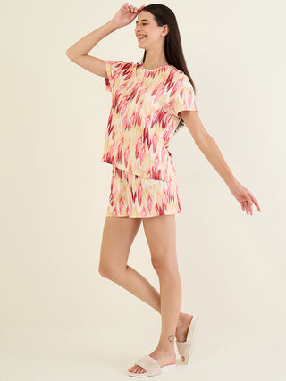 Splash Haze Shorts Set