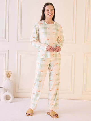 Soft Check Pyjama Set