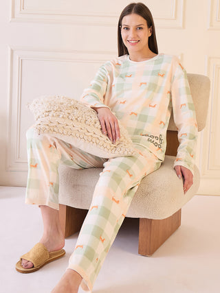 Soft Check Pyjama Set