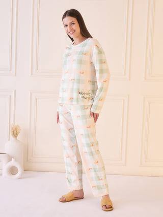 Soft Check Pyjama Set