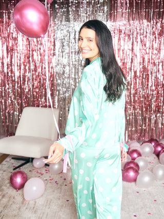 Playful Polka Palazzo Set