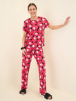 SoftCloud™ Petal Pop Pyjama Set - Red