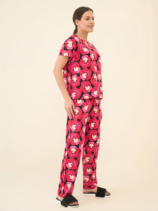 Vivid Petals Pyjama Set