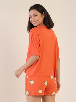 Simply Lazy Sleep Corn Shorts Set