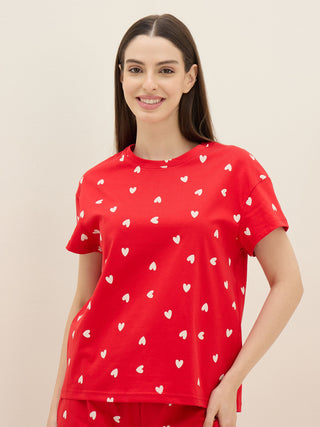 TruCotton<sup>TM</sup> Love Hearts Shorts Set