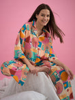 Snoopy Tropical Escape Wide Leg Pyjama Set - Resort Aop