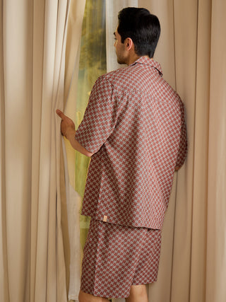 Woven Drift Bermuda Set