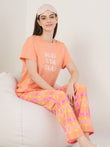 TruCotton™ Delulu Plaid Pyjama Set - Salmon