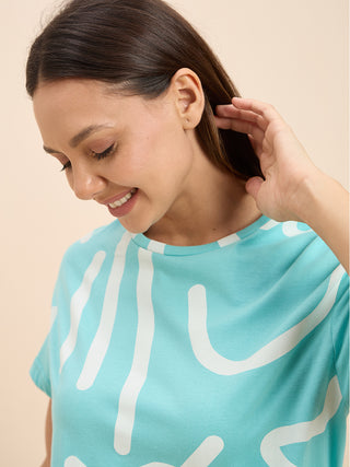 Marine Sleep Shorts Set