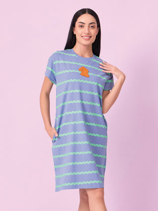 CottonEase<sup>TM</sup> Wavy Poodle Nightdress