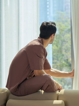 Elite Mode Button Down Pyjama Set