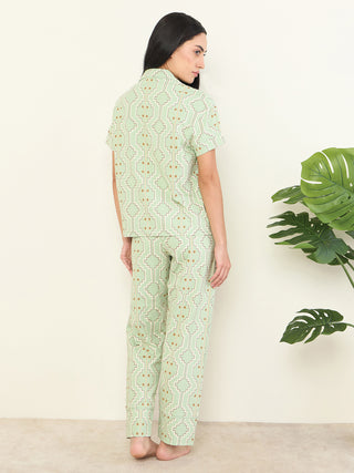 CottonEase<sup>TM</sup> Geometric Maze Pyjama Set