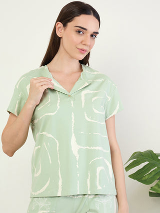 Swirl Vibe Wide Pyjama Set