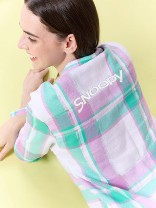 Snoopy Soft Checks Palazzo Set