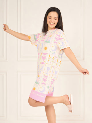 CottonEase<sup>TM</sup> Sleep In My Cards Nightdress
