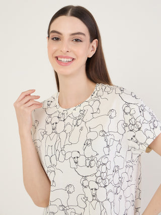 Calm Herd Short Dress