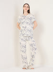BambooSoft™ Ancient Bust Pyjama Set - Swan White