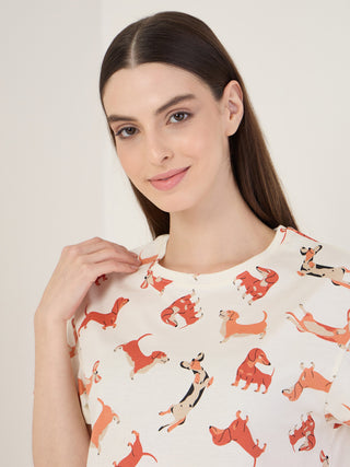 TruCotton<sup>TM</sup> Playful Dachshund Shorts Set