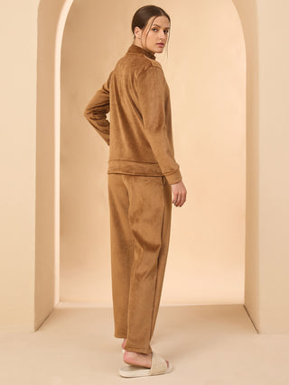 Plush Velour Tracksuit