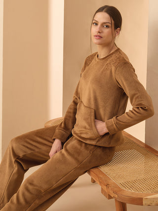 Scroll Embroidered Tracksuit