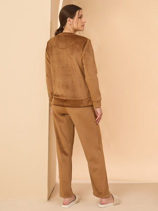Scroll Embroidered Tracksuit