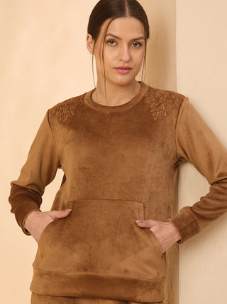Scroll Embroidered Tracksuit