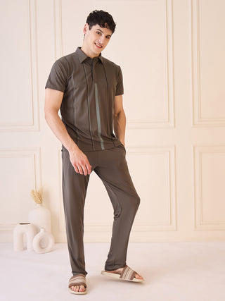 Silent Streaks Pyjama Set
