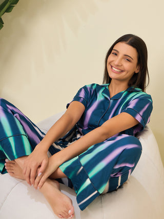 Radiant Strokes Wide Pyjama Set