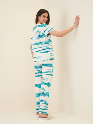 Aqua Drift Pyjama Set
