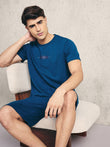 Sofiicore Round Neck Shorts Set - Teal