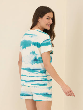 Aqua Drift Shorts Set