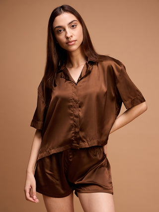 Silky Shorts Set
