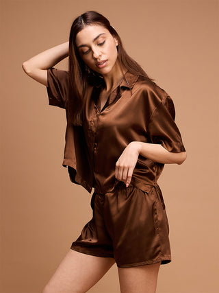 Silky Shorts Set