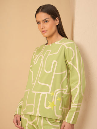 Fluid Lines Pyjama Set