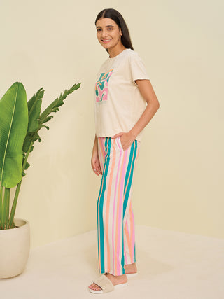 Mindful Stripes Pyjama Set