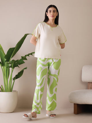 Breezy Waves Pyjama Set