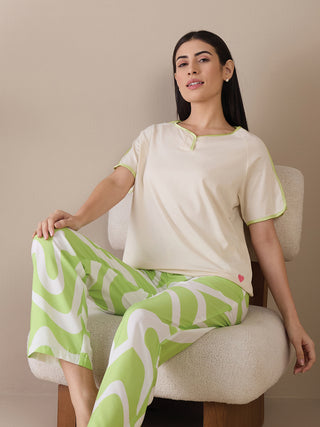 Breezy Waves Pyjama Set