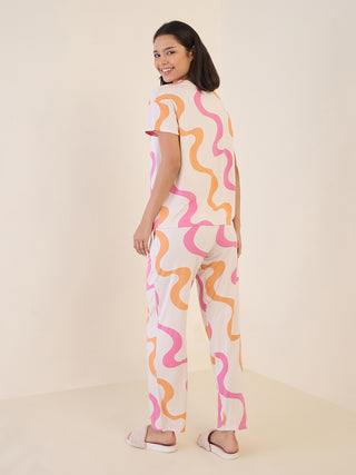 Simply Lazy Wavy Dreams Pyjama Set